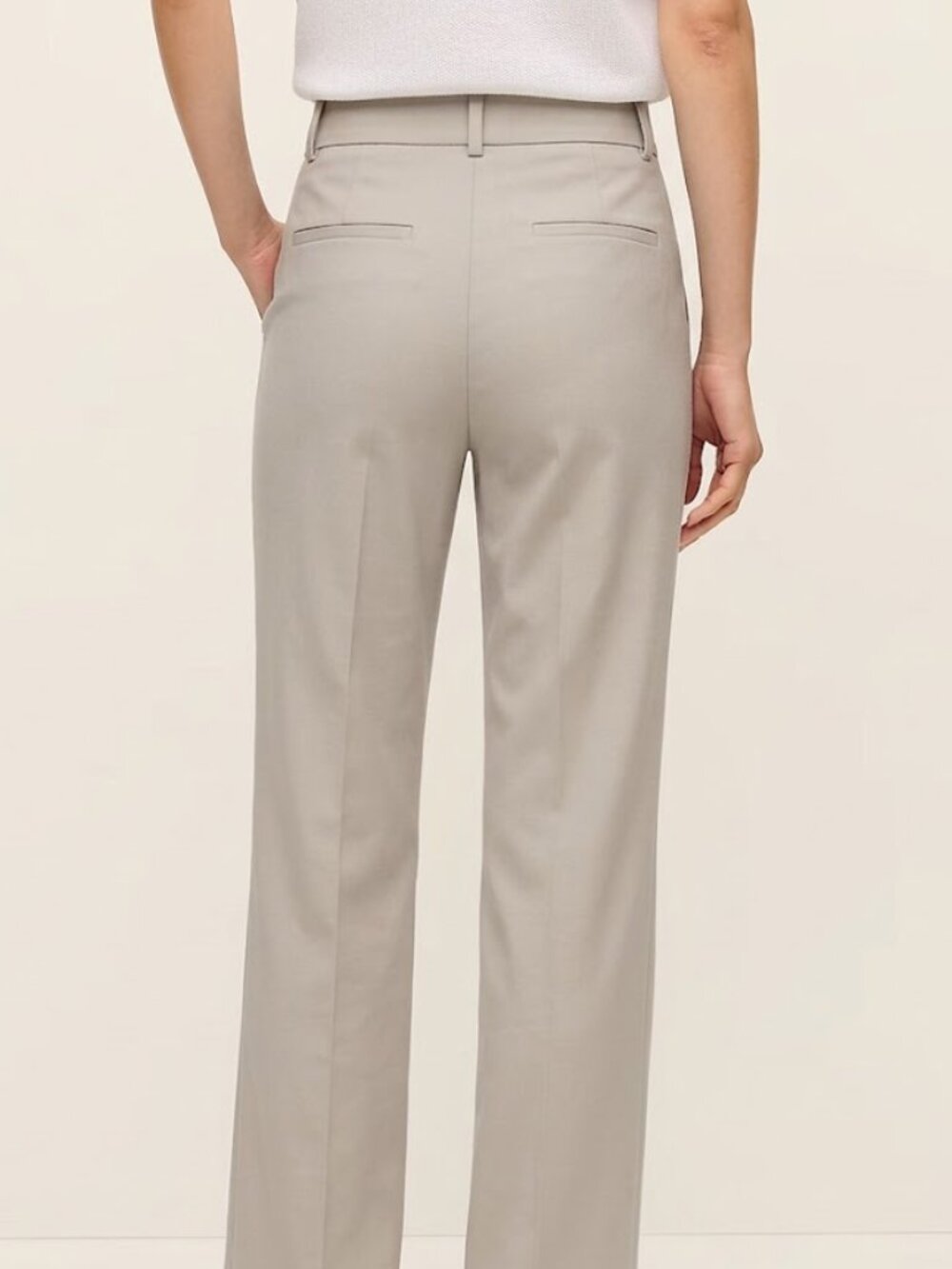 Ann Taylor The Straight Mid Rise Full Length Pants 2 - Picture 4 of 16